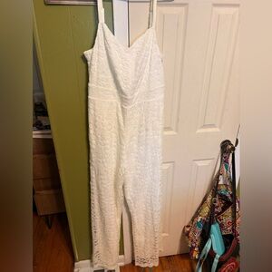 Torrid lace jumpsuit